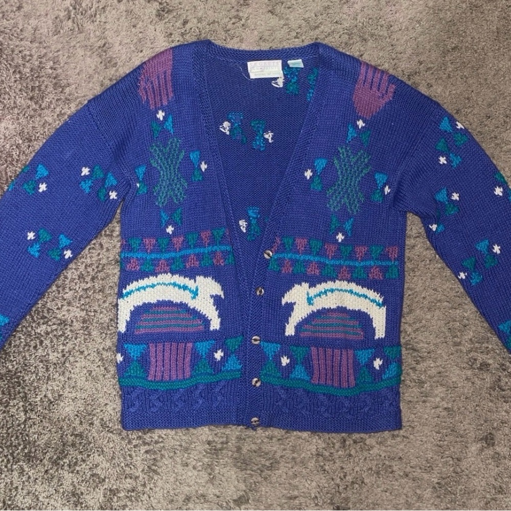 Vintage 1980s/90s "Novelty" Cardigan.